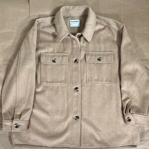 Old Navy Women's Tan shirt Jacket